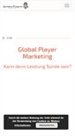 Mobile Screenshot of global-player-marketing.com