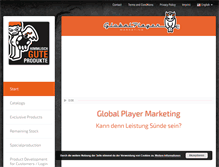 Tablet Screenshot of global-player-marketing.com